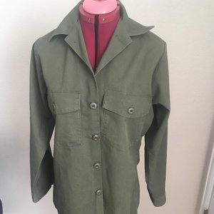 Vintage Army Shirt Jacket